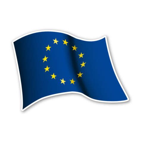 Flaga Unii Europejskiej Europejska Naklejka Samochodowa Naklejka Flaga