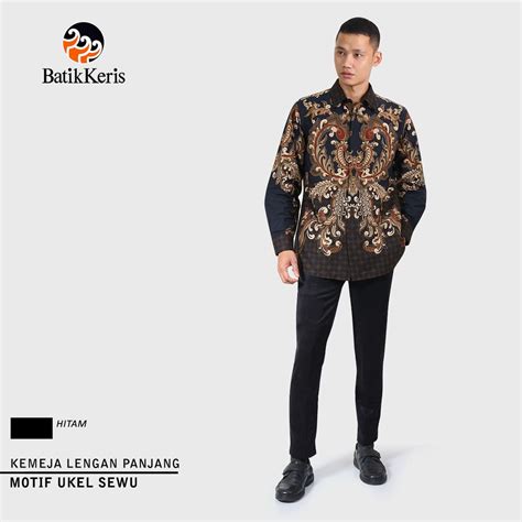 Jual Batik Keris Kemeja Reguler Fit Lengan Panjang Ukel Sewu Shopee