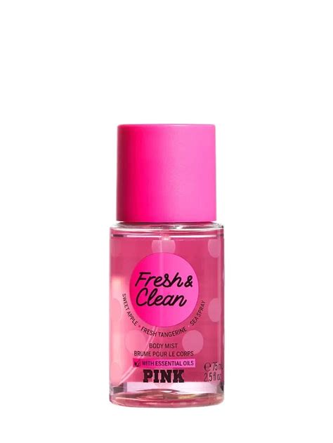 Mini Body Mist Victorias Secret Fresh And Clean 75ml Pink Beauty