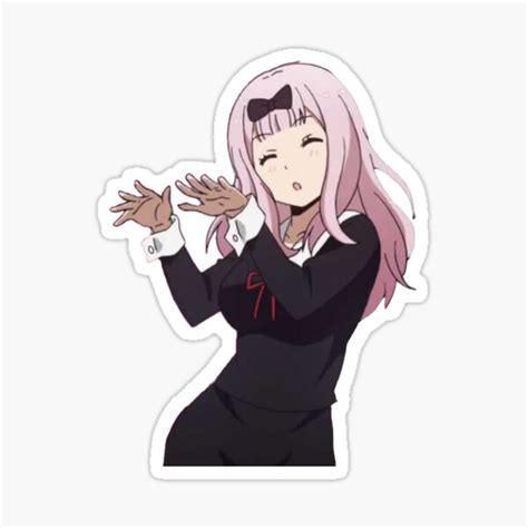 Fujiwara Chika Dance Sticker For Sale By Akshitamishra Redbubble