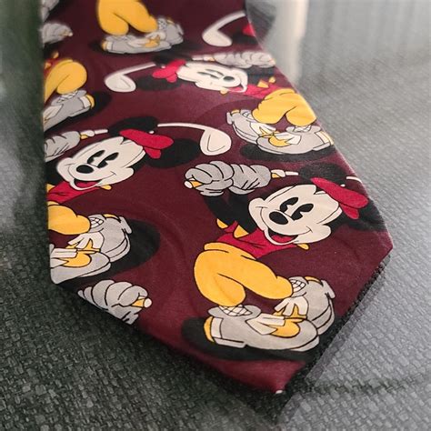 Vintage Cervantes Disney Mickey Mouse Silk Suit Tie G Gem