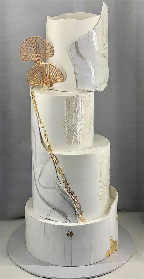 Beautiful Wedding Cake Trends Mild Marble Cake