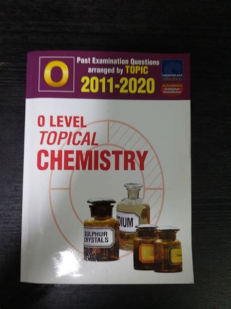 NEW O Level Chemistry Topical TYS Hobbies Toys Books Magazines