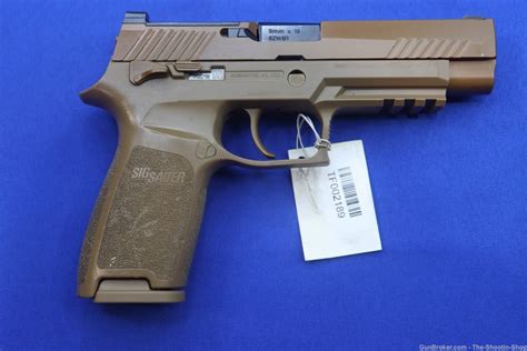 Us Army Issued Sig Sauer M17 Pistol Ft Benning Ga Foia Included 9mm