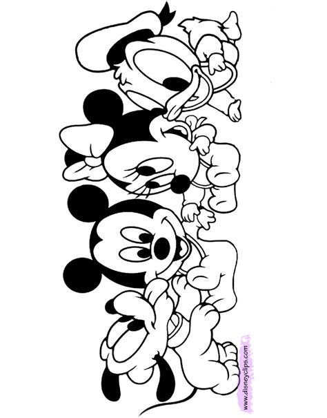 Disney Baby Mickey Coloring Pages Coloring Pages