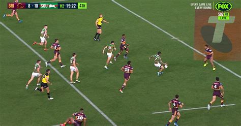 Broncos vs Rabbitohs: South Sydney Rabbitohs' superstar trio combine for freak try | Sporting ...