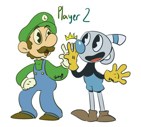 Cuphead And Mugman Mario And Luigi By Twin Gamer Hot Sex Picture