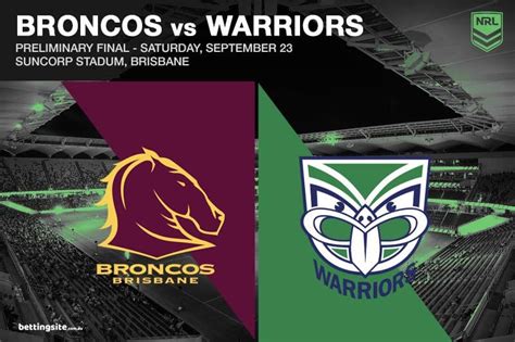 Broncos v Warriors Betting Tips & Predictions | NRL Finals 23/9