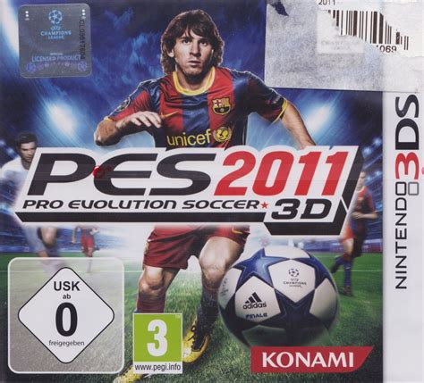 Pro Evolution Soccer 2011 3d 2011 Nintendo 3ds Box Cover Art Mobygames