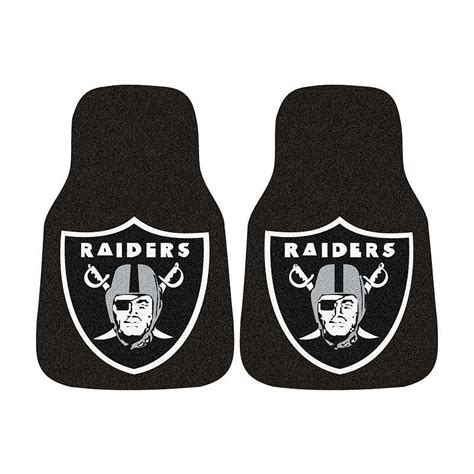 Fanmats® 2 Pk Oakland Raiders Car Floor Mats Raiders Car Raiders