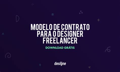 Modelo De Contrato Para Designer Freelancer Designe