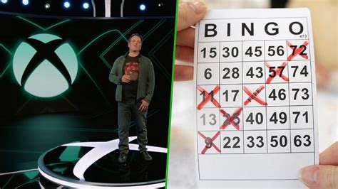 The Bingo Cards Have Arrived For This Year S Xbox Games Showcase Pure