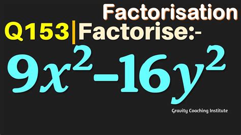 Q Factorise X Y Factorise X Y Factorise X