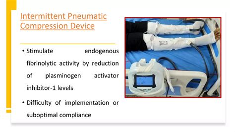 Dvt Prophylaxis In Orthopaedic Surgery Ppt