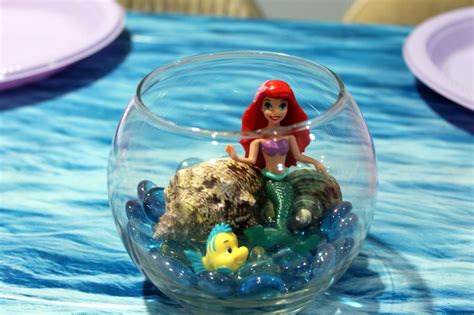 The Little Mermaid Centerpieces For Girls Birthday Party Fiesta De