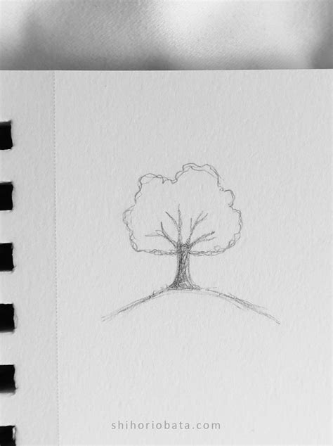 20 Easy Tree Drawing Ideas | Tree drawing, Tree drawings pencil, Easy ...