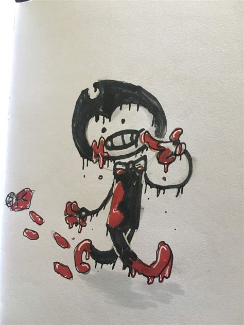 Blood Where Bendy And The Ink Machine Amino