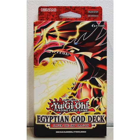 Yu Gi Oh Tcg Egyptian God Deck Slifer The Sky Dragon Structure Deck