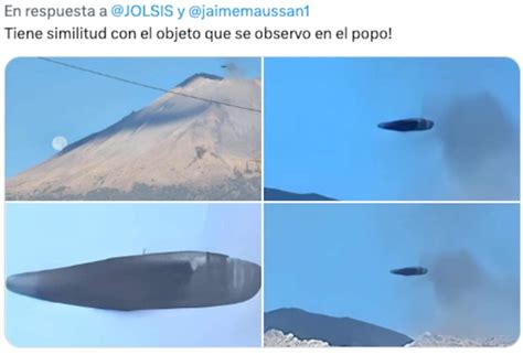 OVNI sobre el Lago de Chapala es el mismo del Popocatépetl Jaime