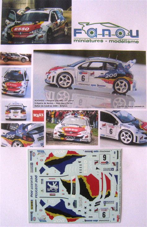 Peugeot Wrc N Rallye Du Condroz De Mevius Decal E