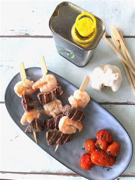 Surf En Turf Spiesjes Voor Op De Bbq My Happy Kitchen Lifestyle