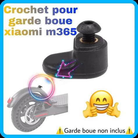 Crochet Garde Boue Arri Re Xiaomi M Pro S Essential Noir Pour