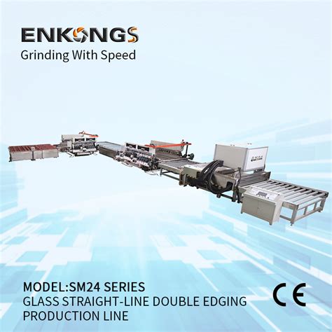 Supply Sm Series Glass Straight Line Double Edging Processing