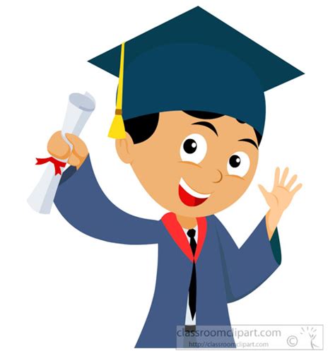 Graduation Clipart - male-student-holding-degree-graduation-clipart ...