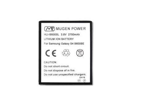 Mugen Power 2750mah Extended Battery Samsung Galaxy S4 S 4 Verizon AT T