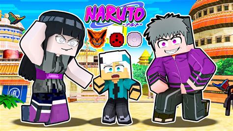 Fui Adotado Pelo Naruto Sombrio No Minecraft Youtube