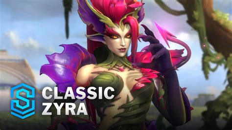 Classic Zyra Wild Rift Skin Spotlight YouTube