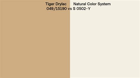 Tiger Drylac Vs Natural Color System S Y Side By Side