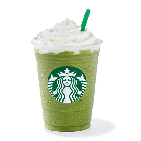 Starbucks Matcha Creme Green Tea Frappuccino Babytoddler Etsy