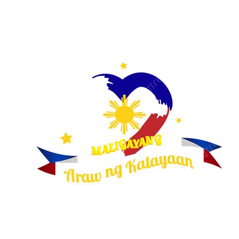 Philippines Independence Day Greeting In Tagalog Vector Philippines