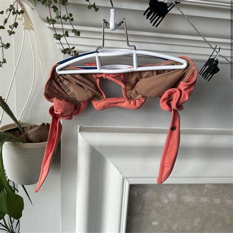 For Love And Lemons Floral Lace Coral Bikini Depop