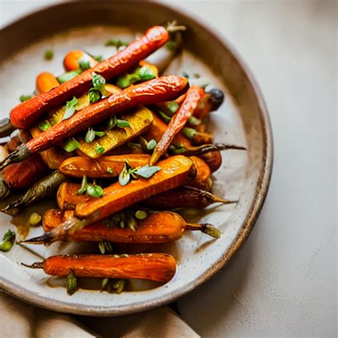 Receta Vegana De Zanahorias Asadas Con Hierbas En Airfryer