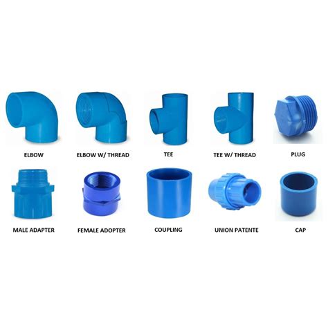 Pvc Fittings Blue Sizes Blue Pipe Fittings