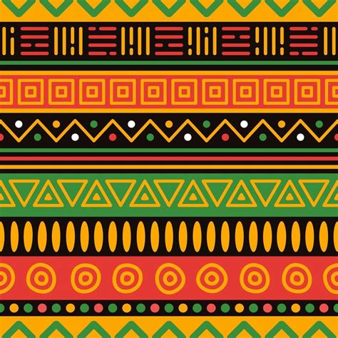 Pan African Color Seamless Pattern 6107607 Vector Art at Vecteezy