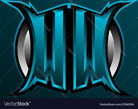 Initial ww logo design Royalty Free Vector Image