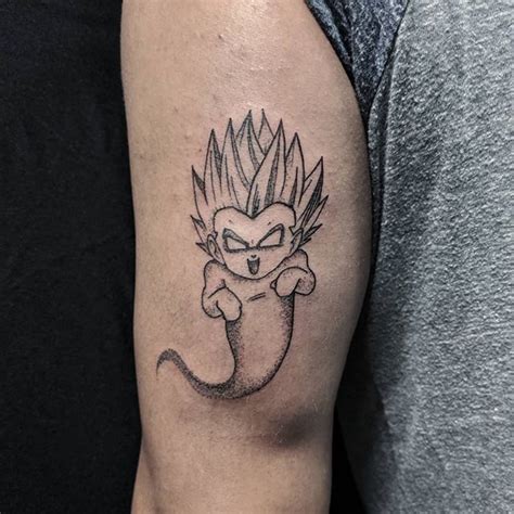 Gotenks Ghost Dragon Ball Tattoo Tattoo Drawings Dbz Tattoo