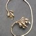 Sylvan Ear Wrap Brass Leaf Ear Cuff Wrap Etsy Canada