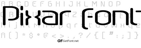 Download the Pixar Font Now! - GetFont