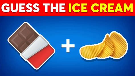 Guess The Ice Cream Flavor By Emoji Emoji Quiz YouTube