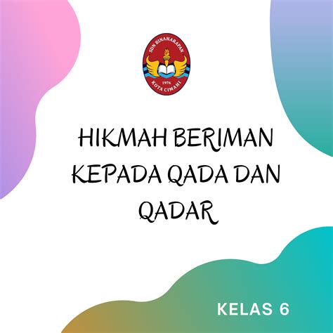 Beriman Kepada Qada Dan Qadar Sebaiknya Kita Pelajari Dengan Cara 4