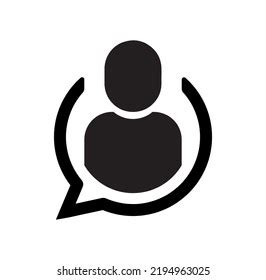 Person Vector Icon On White Background Stock Vector (Royalty Free ...