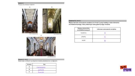 Matura Z Historii Sztuki Arkusz Cke Odpowiedzi Nauczycielki