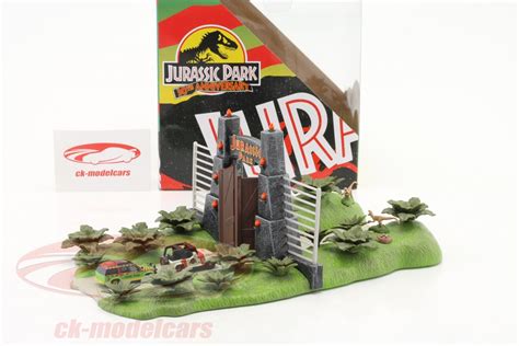 Jadatoys Jurassic Park Th Anniversary Nano Scene With Cars