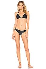 PQ Basic Ruched Bikini Bottom In Midnight REVOLVE