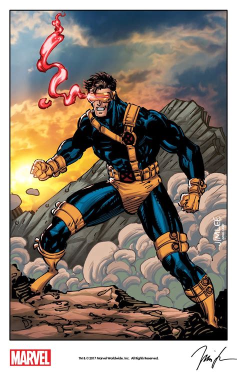 Cyclops By Jim Lee From Impels X Men Trading Card Series