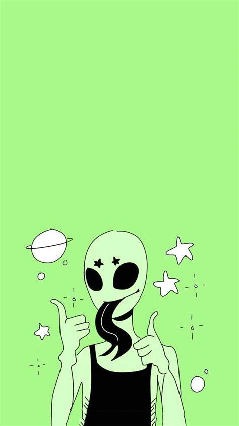 UFO Alien Wallpaper - iXpap